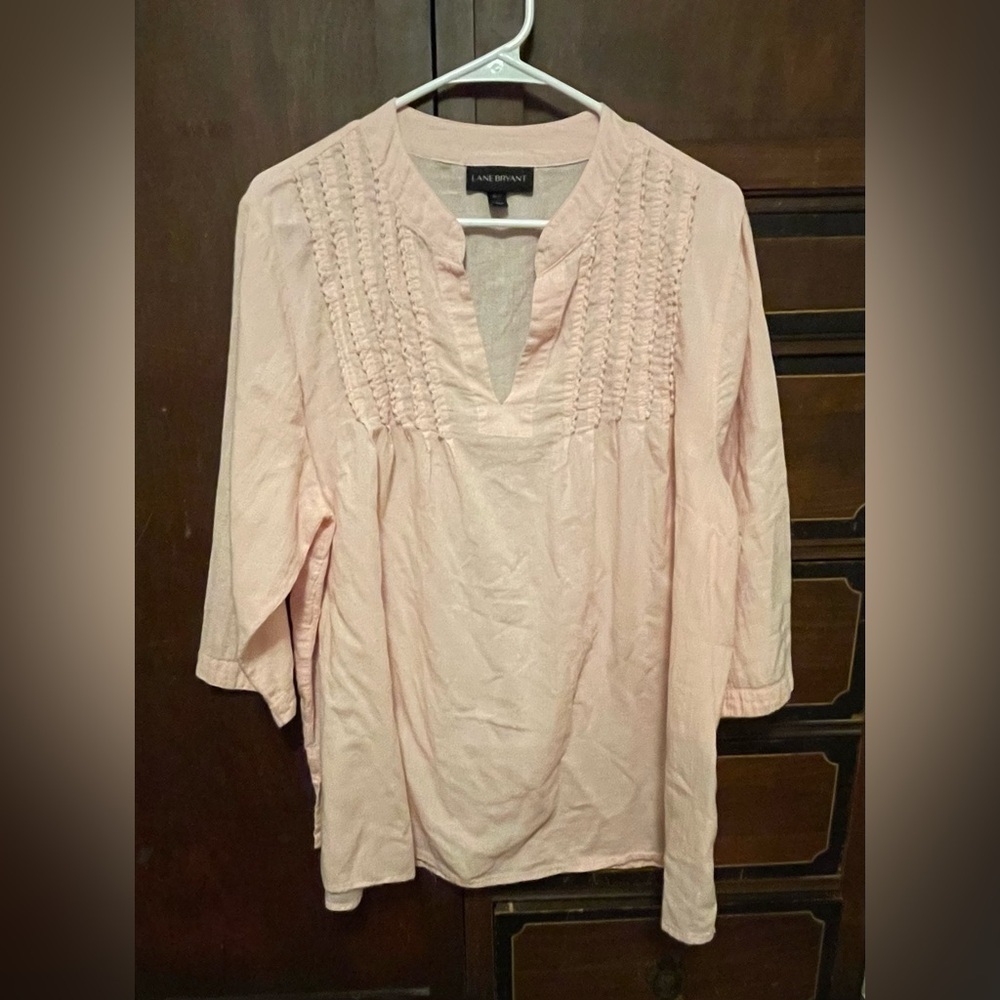 Lane Bryant Soft Pink Top